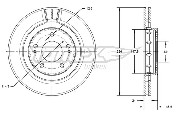 TOMEX Brakes TX 71-74...